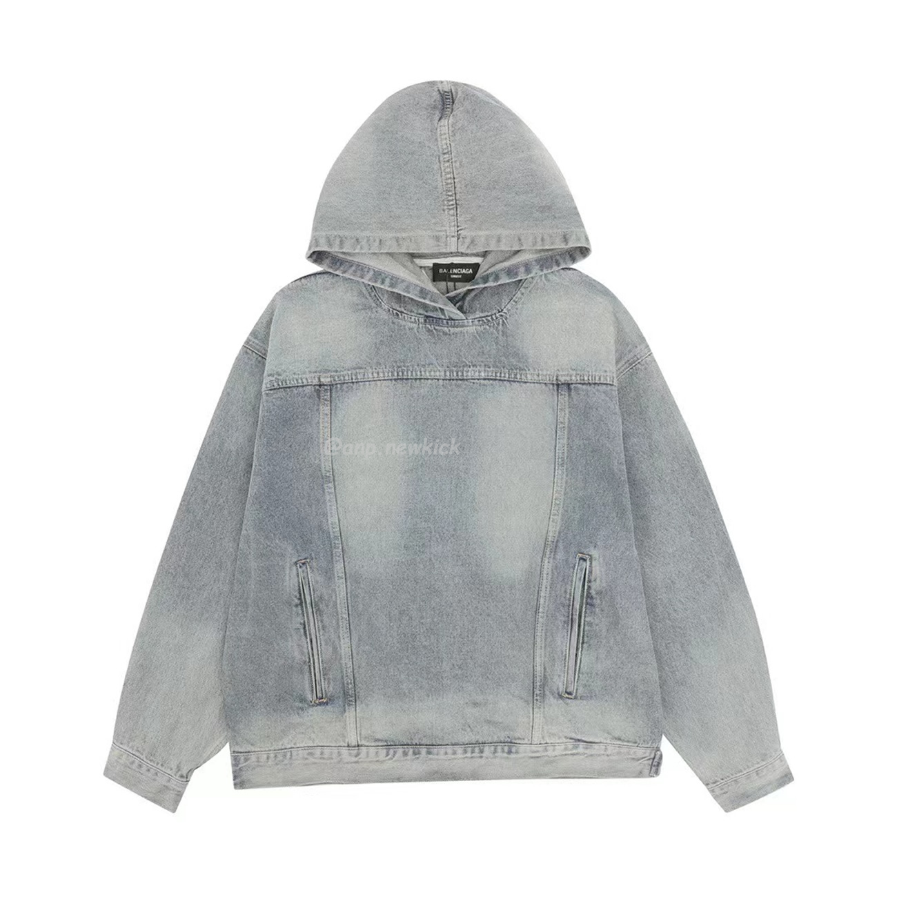 Balenciaga Hooded Denim Hoodie (5) - www.newkick.vip